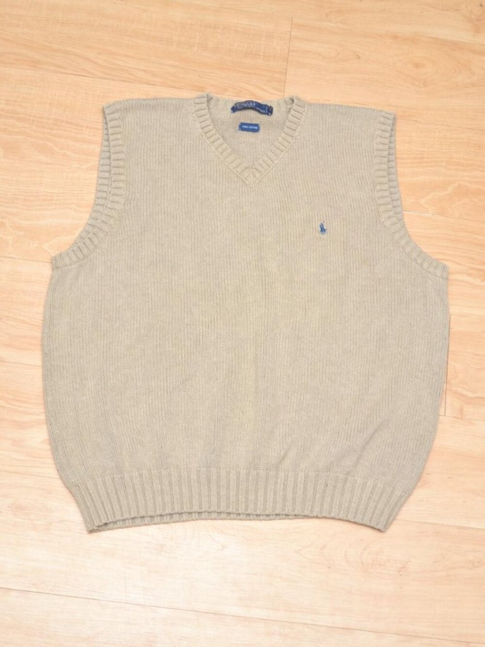 Polo by Ralph Lauren Men's Vest Medium (Says XL but more for Medium)